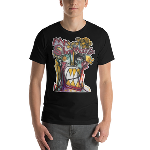 Mrshamoozoo Films x Adam Art - Stone Heads #3 //Short-Sleeve Unisex T-Shirt