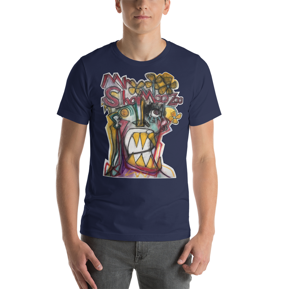 Mrshamoozoo Films x Adam Art - Stone Heads #3 //Short-Sleeve Unisex T-Shirt