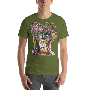 Mrshamoozoo Films x Adam Art - Stone Heads #3 //Short-Sleeve Unisex T-Shirt