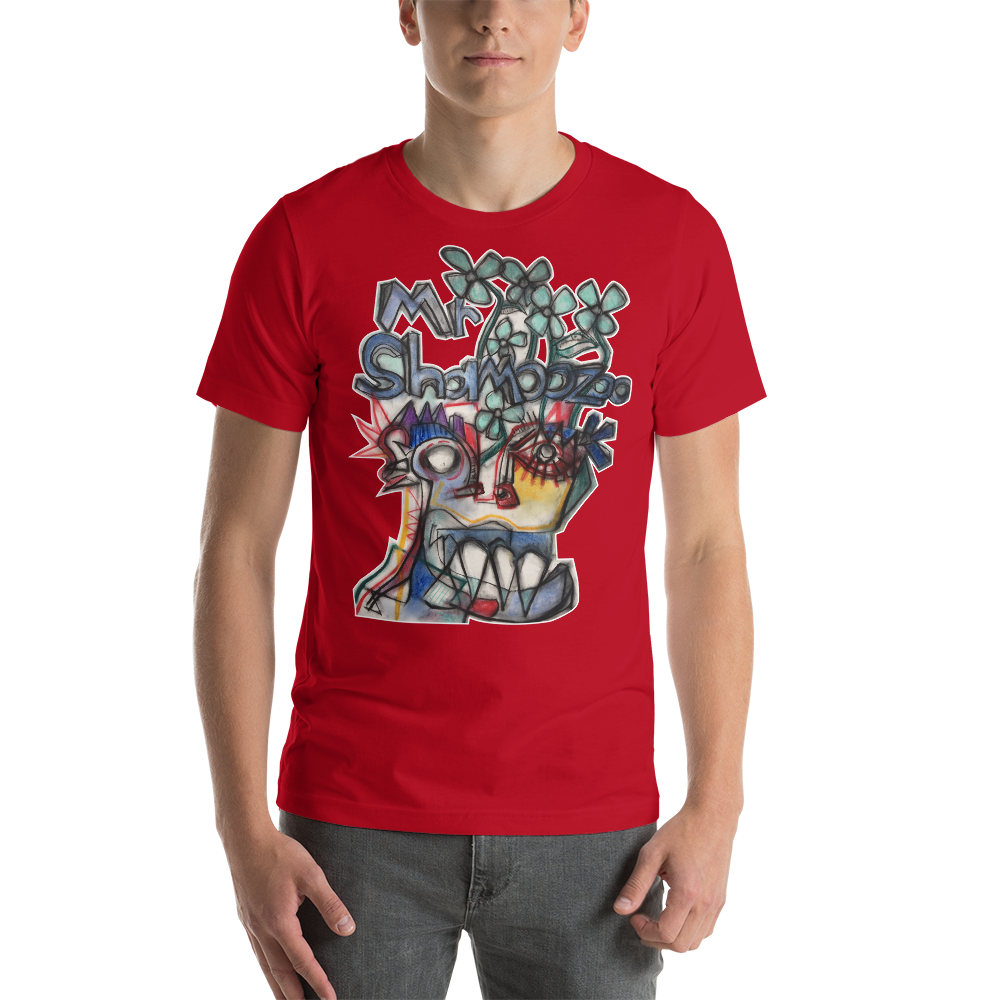 Mrshamoozoo Films x Adam Art - Stone Heads #2 //Short-Sleeve Unisex T-Shirt