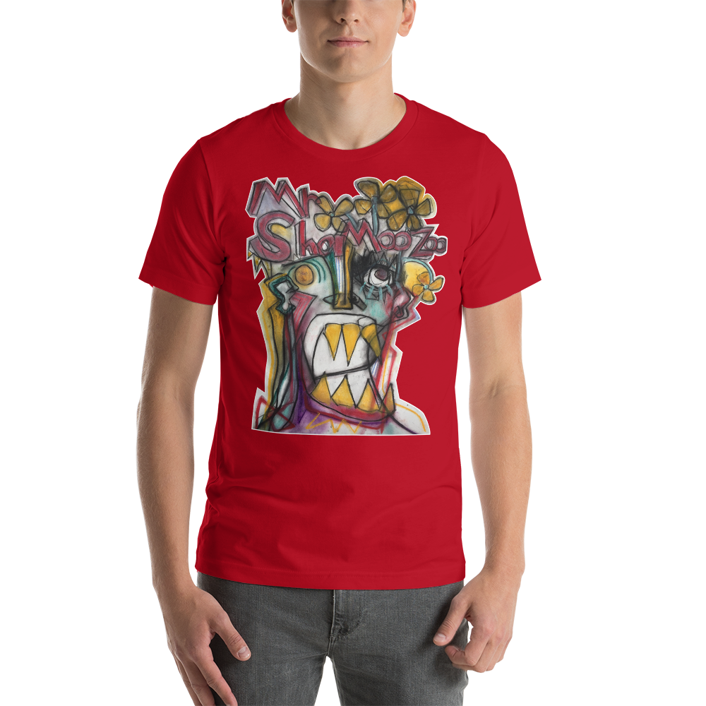 Mrshamoozoo Films x Adam Art - Stone Heads #3 //Short-Sleeve Unisex T-Shirt