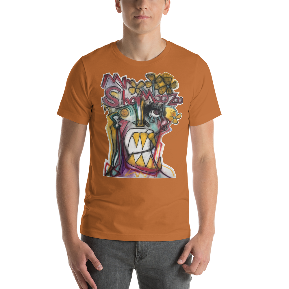 Mrshamoozoo Films x Adam Art - Stone Heads #3 //Short-Sleeve Unisex T-Shirt