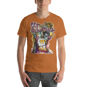 Mrshamoozoo Films x Adam Art - Stone Heads #3 //Short-Sleeve Unisex T-Shirt